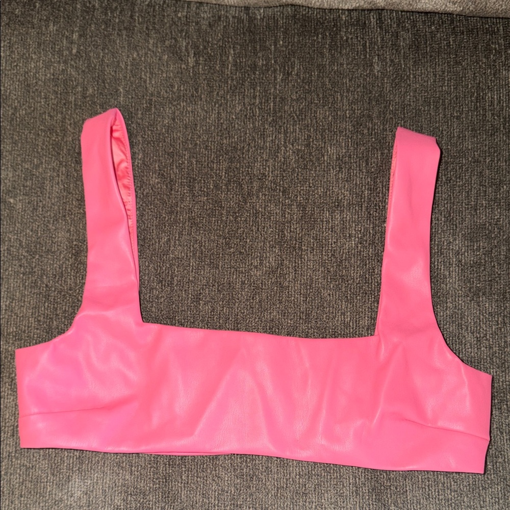 Meshki Bright Pink Bra Top